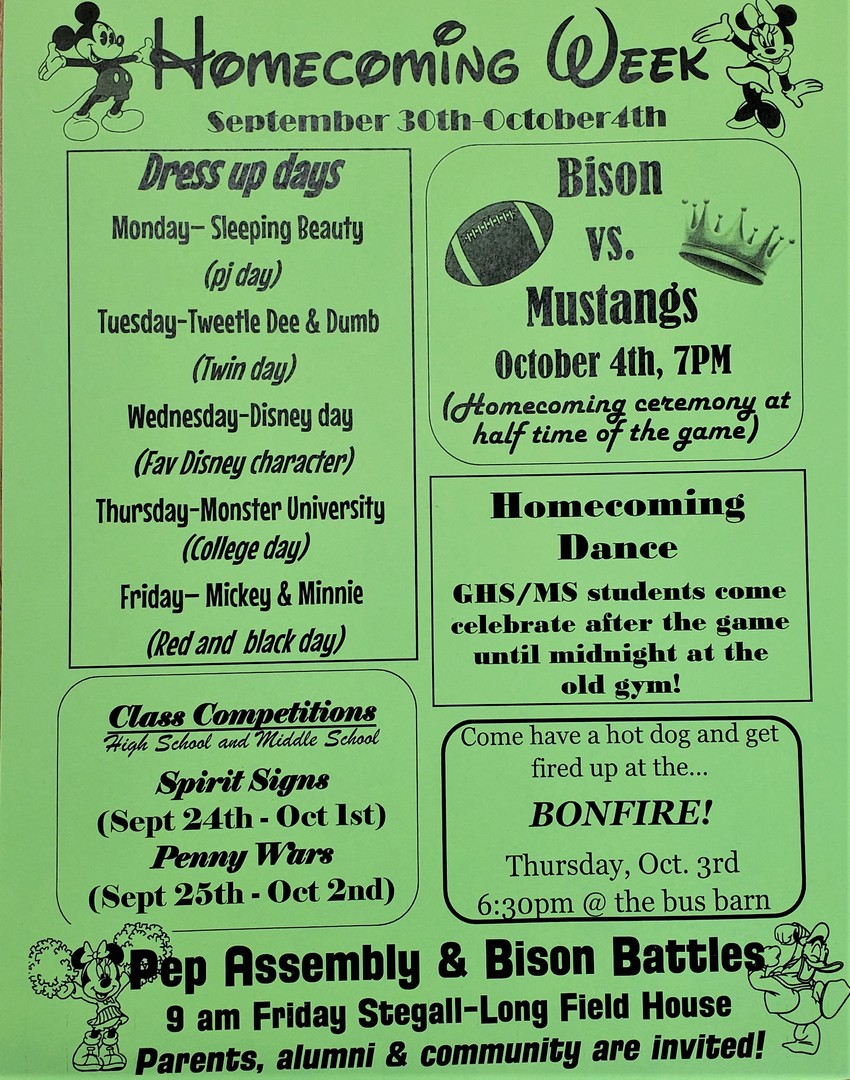 Geary Schools Week Sept. 30Oct. 4
